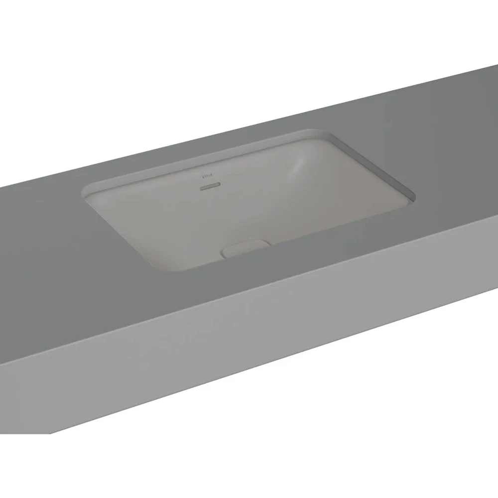 Vitra Metropole 60x40 Cm Mat Taş Gri Tezgahaltı Lavabo - 7535B476-7216