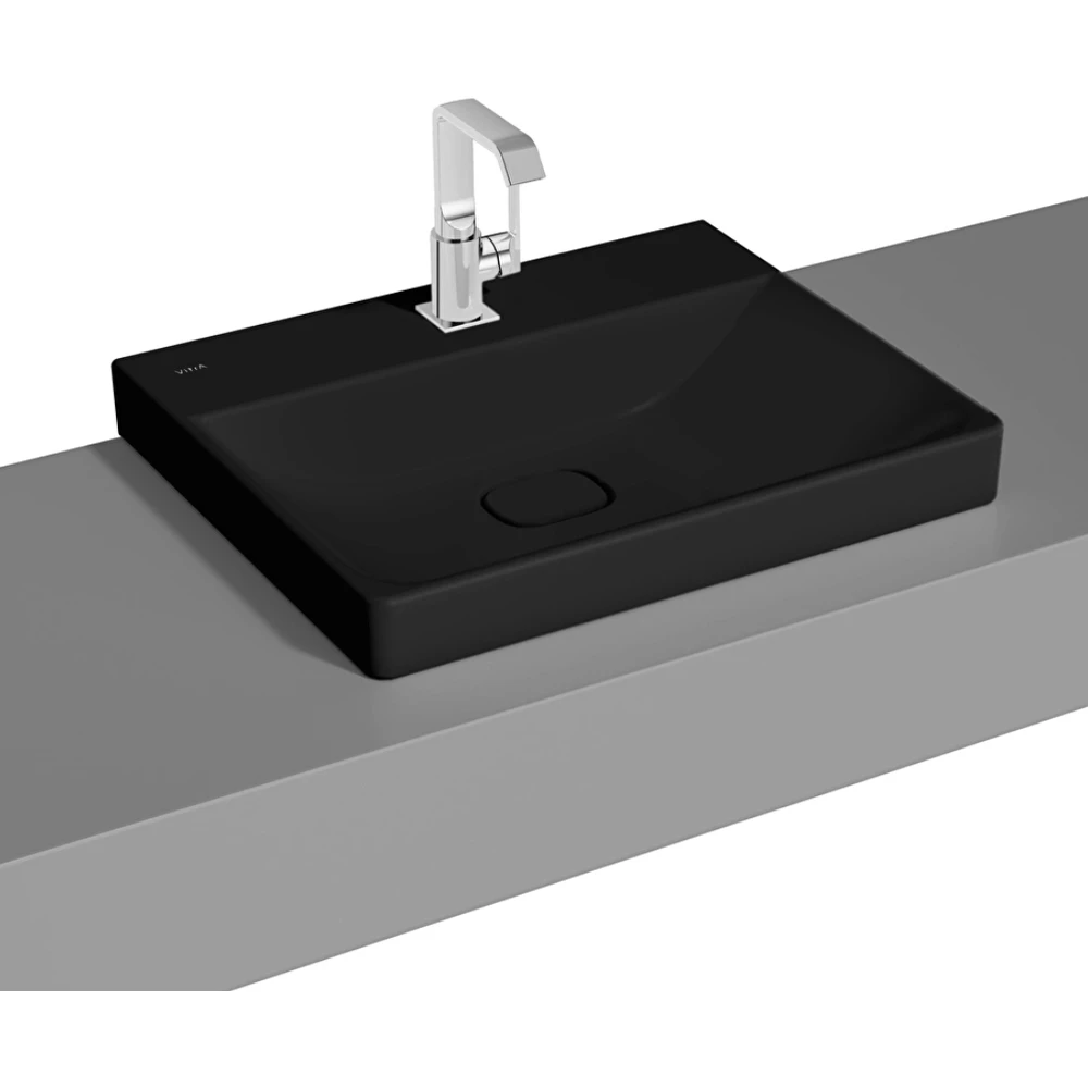 Vitra Metropole 60x47 Cm Mat Siyah Çanak Lavabo - 7526B483-0937