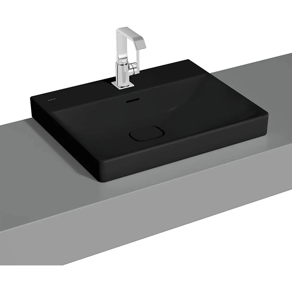 Vitra Metropole 60x47 Cm Mat Siyah Çanak Lavabo - 7526B483-7211