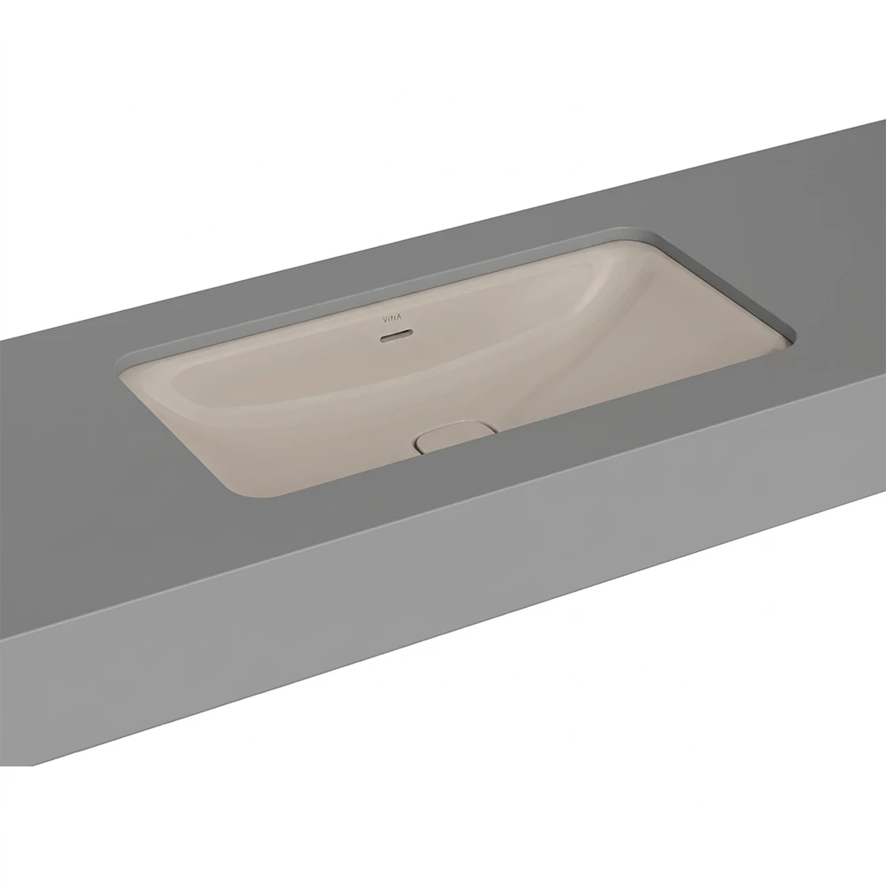 Vitra Metropole 80x40 Cm Mat Kum Beji Tezgahaltı Lavabo - 7536B422-7216