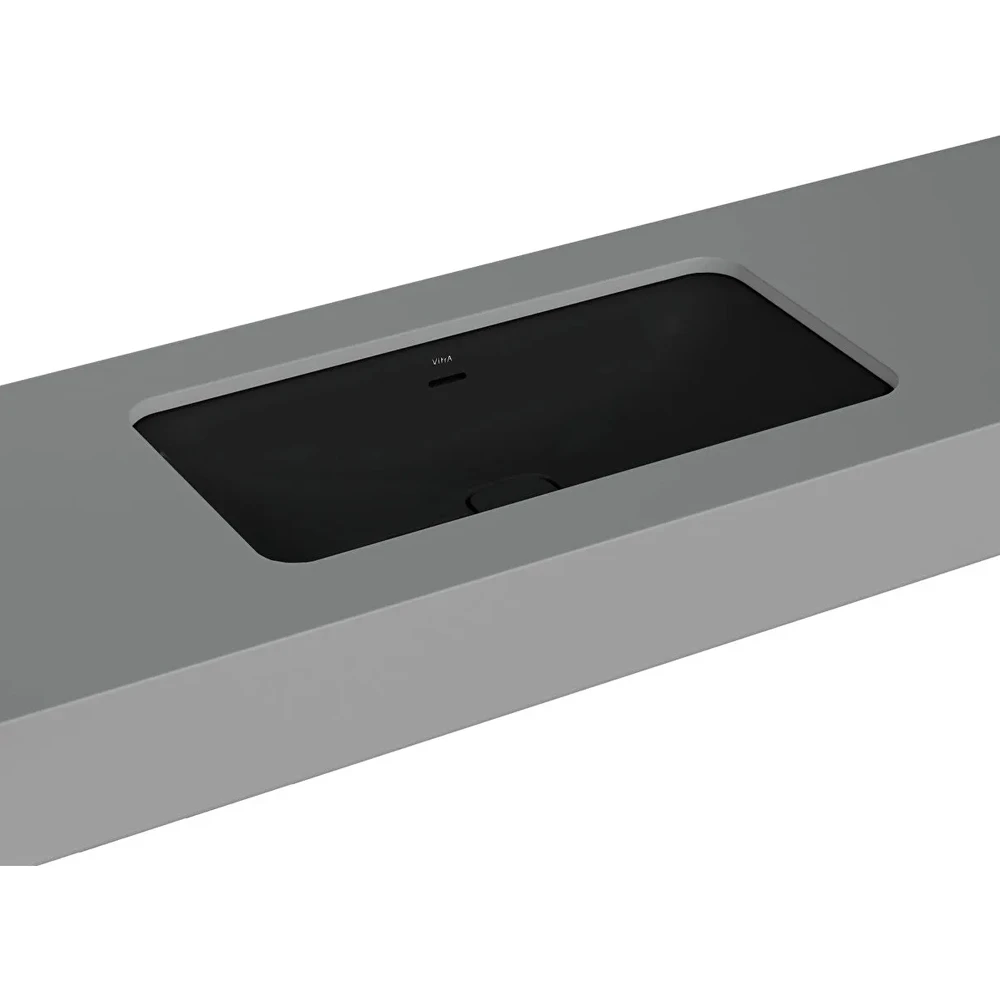 Vitra Metropole 80x40 Cm Mat Siyah Tezgahaltı Lavabo - 7536B483-7216