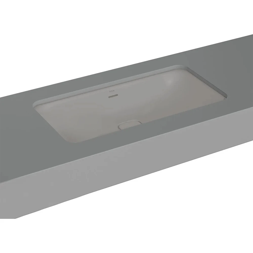 Vitra Metropole 80x40 Cm Mat Taş Gri Tezgahaltı Lavabo - 7536B476-7216
