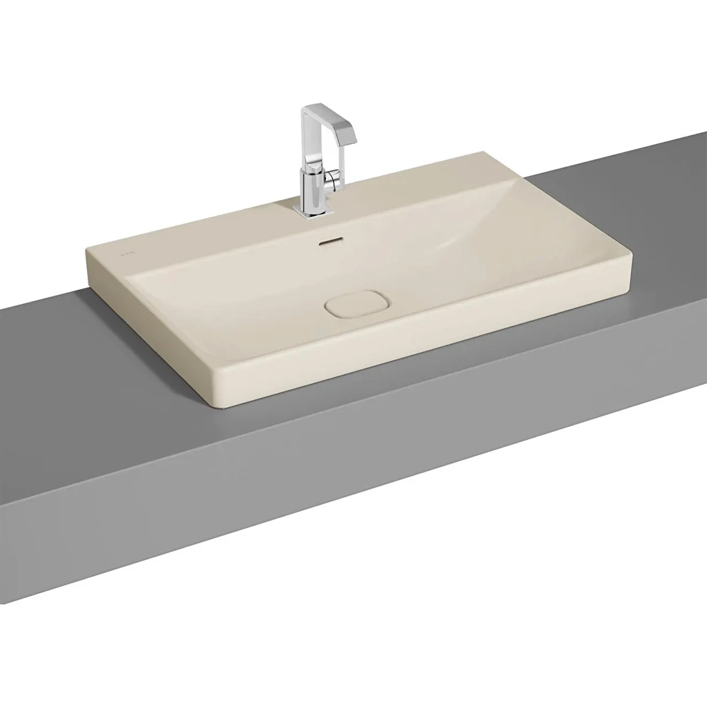 Vitra Metropole 80x47 Cm Mat Kum Beji Çanak Lavabo - 7527B422-7211