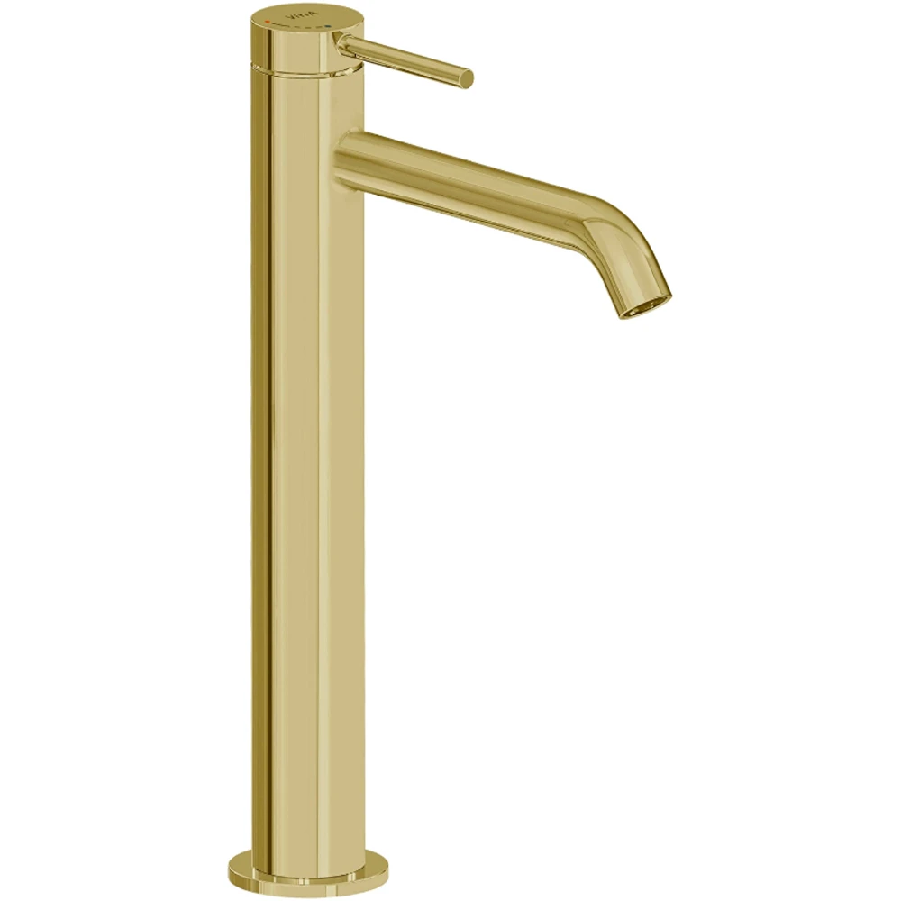 Vitra Minimax Round Blueco Soft Altın Yüksek Lavabo Bataryası - A4353474ENR