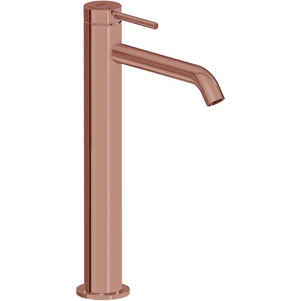 Vitra Minimax Round Blueco Soft Bakır Yüksek Lavabo Bataryası - A4353429ENR