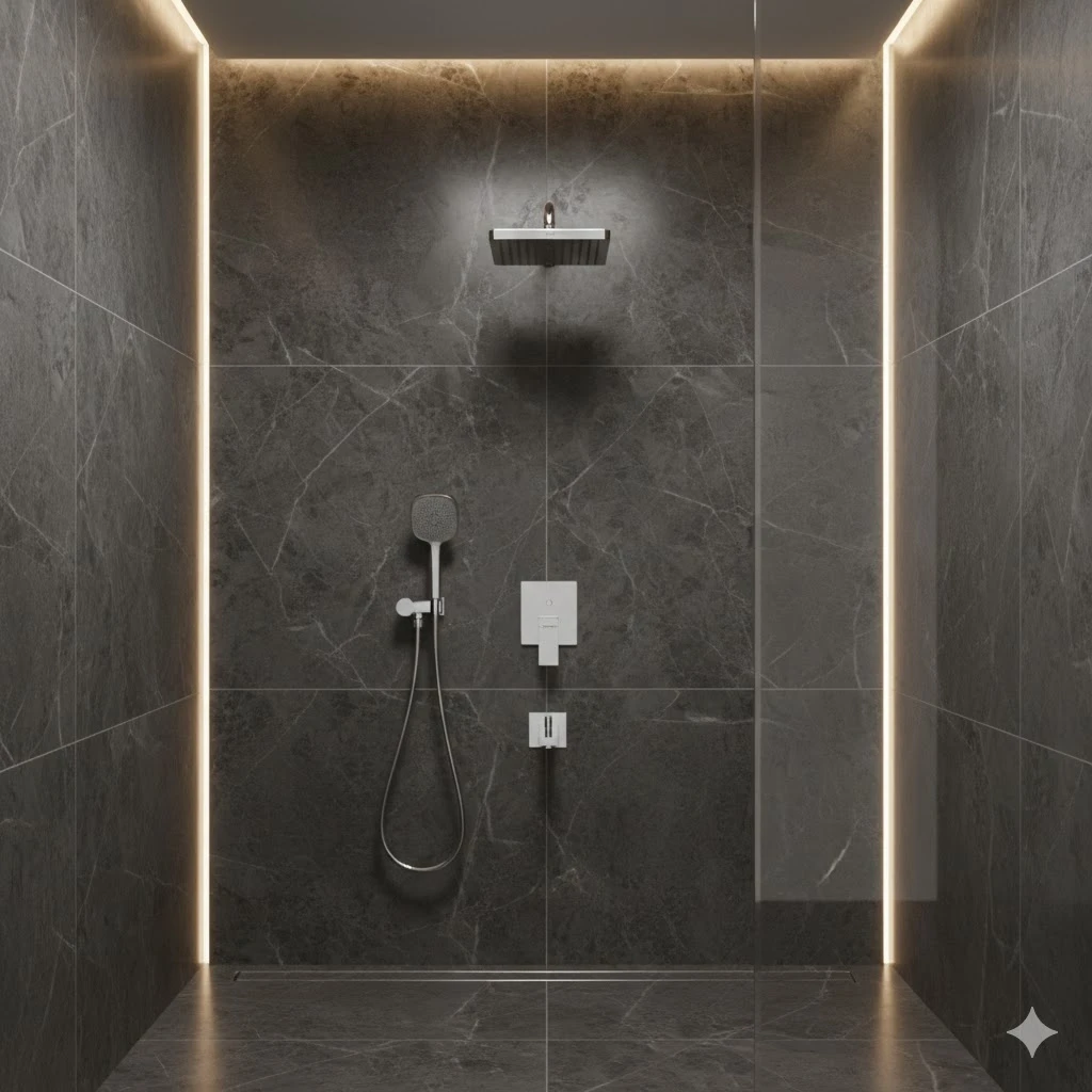 VitrA Minimax Square Ankastre Duş Seti A49305 2
