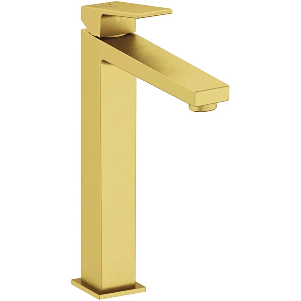 Vitra Minimax Square Blueco Fırçalı Altın Yüksek Lavabo Bataryası - A4372425ENR