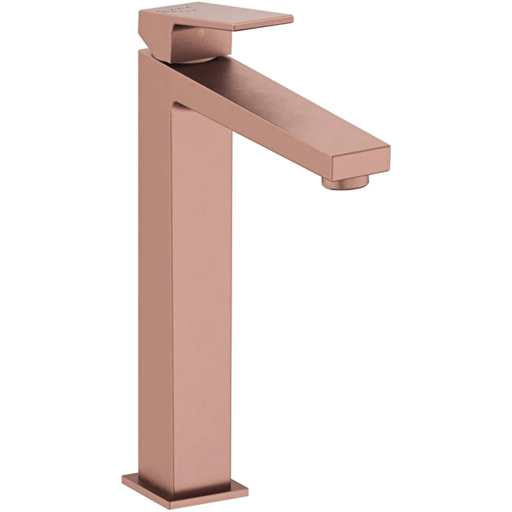 Vitra Minimax Square Blueco Fırçalı Bakır Yüksek Lavabo Bataryası - A4372424ENR