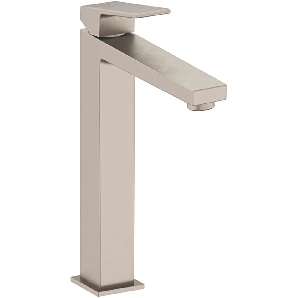 Vitra Minimax Square Blueco Fırçalı Nikel Yüksek Lavabo Bataryası - A4372434ENR