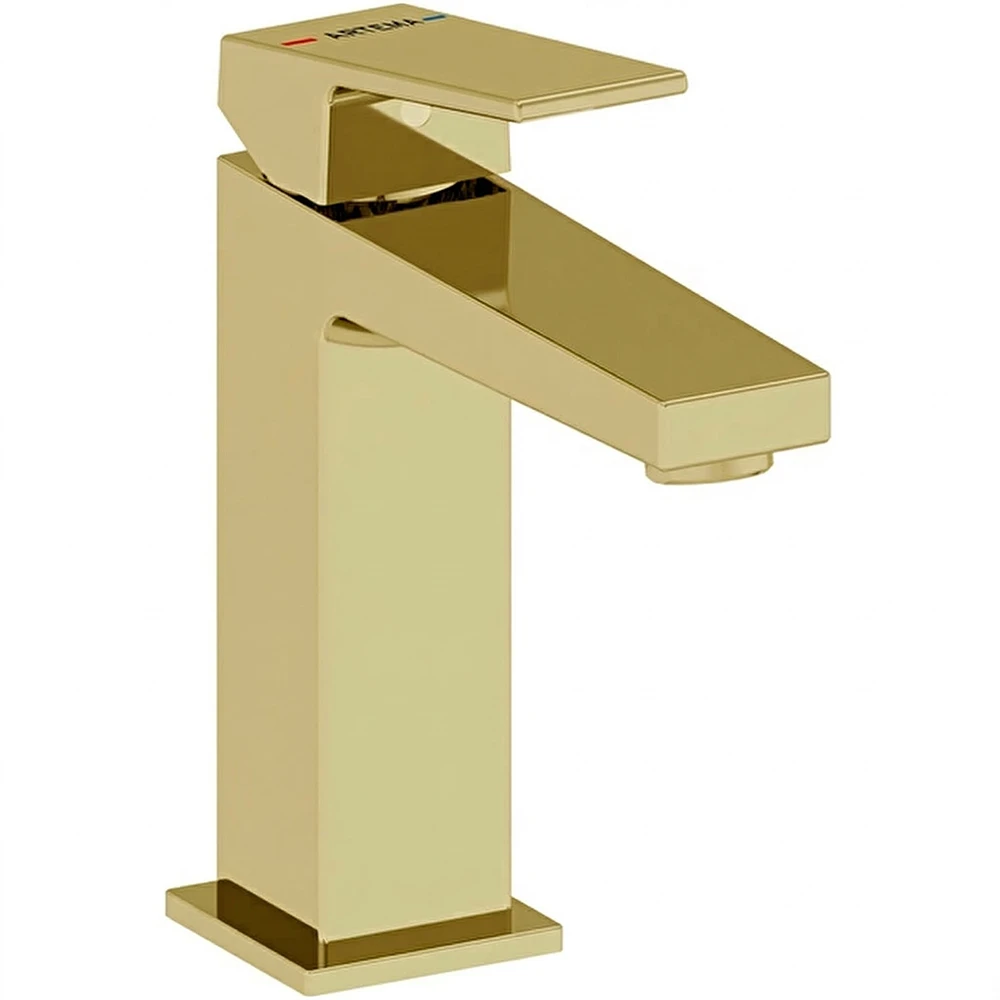 Vitra Minimax Square Blueco Soft Altın Yüksek Lavabo Bataryası - A4372274ENR