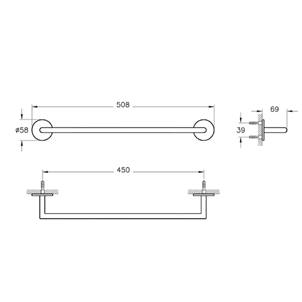 Vitra Origin 45 Cm Havluluk A44886 3