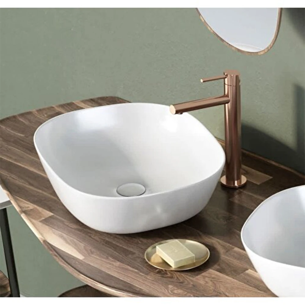 Vitra Origin Soft Bakır Yüksek Lavabo Bataryası A4255729 5