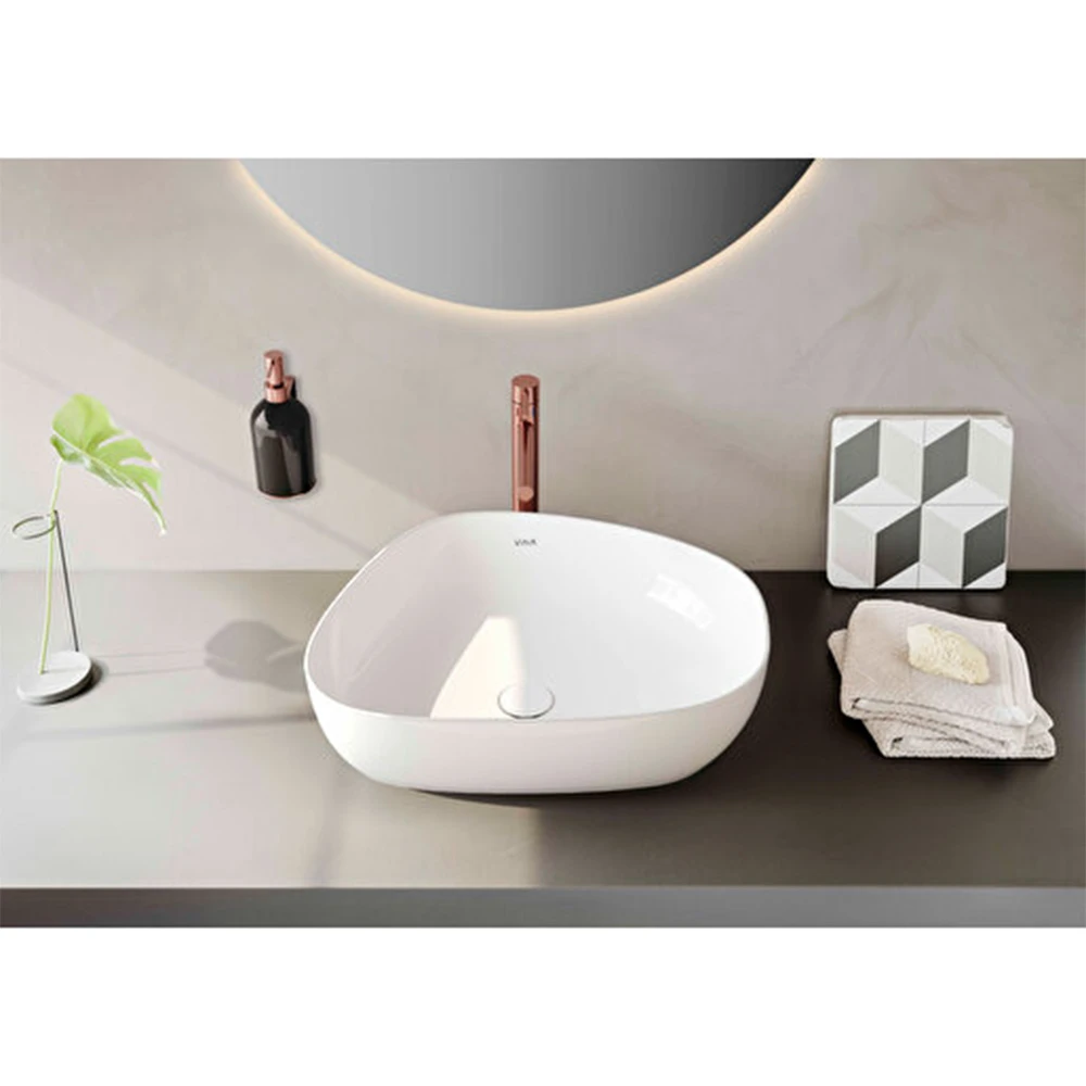 Vitra Origin Soft Bakır Yüksek Lavabo Bataryası A4255829 3