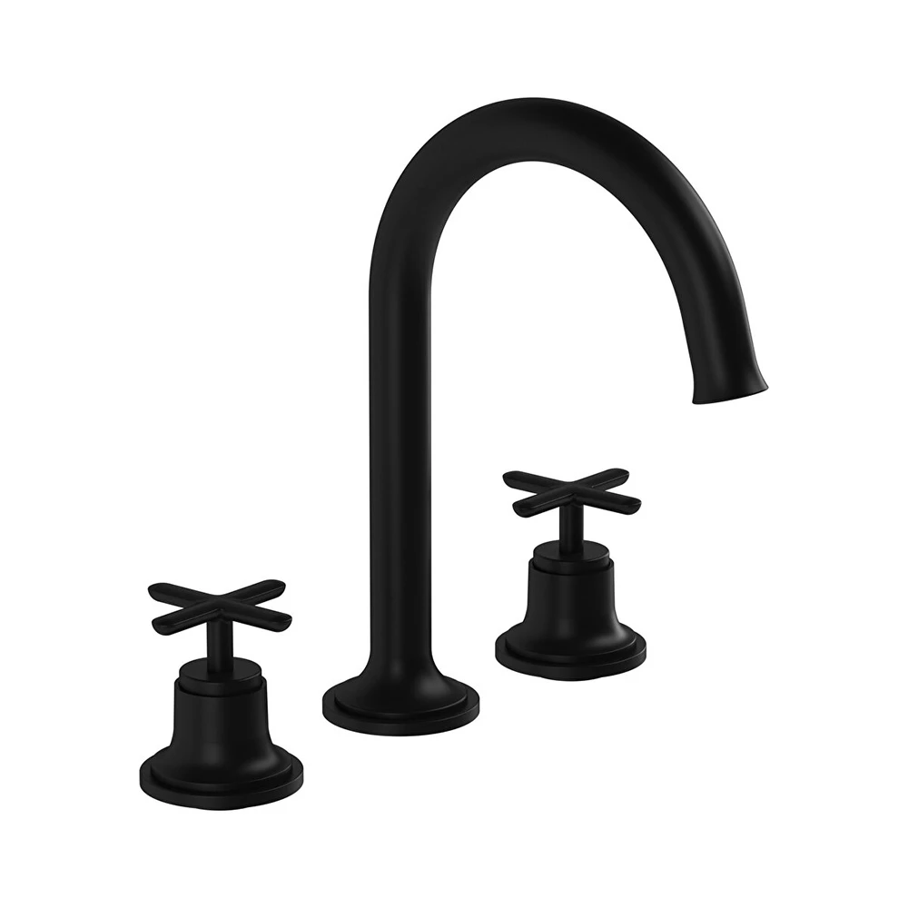 Vitra Origin Classic 3 Delikli Mat Siyah Lavabo Bataryası A4289136