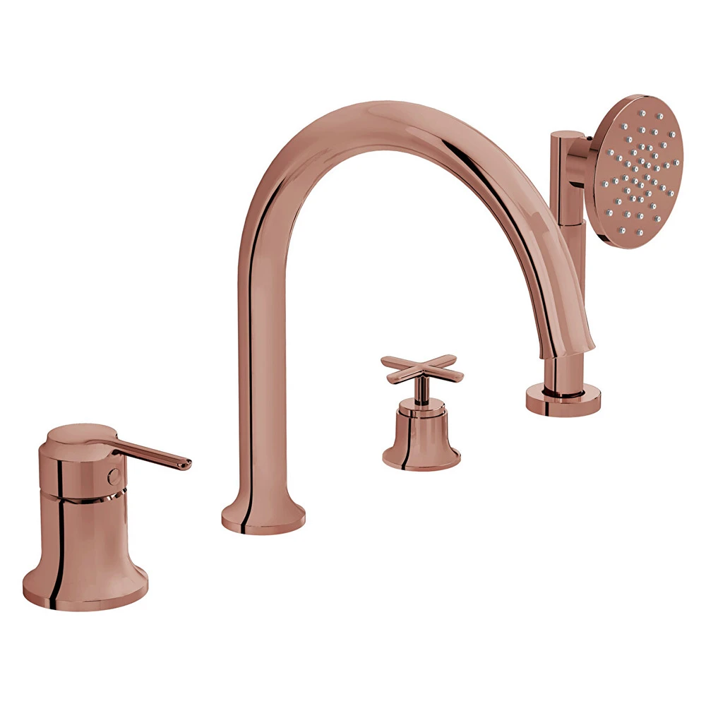 Vitra Origin Classic 4 Delikli Soft Bakır Küvet Bataryası A4290029