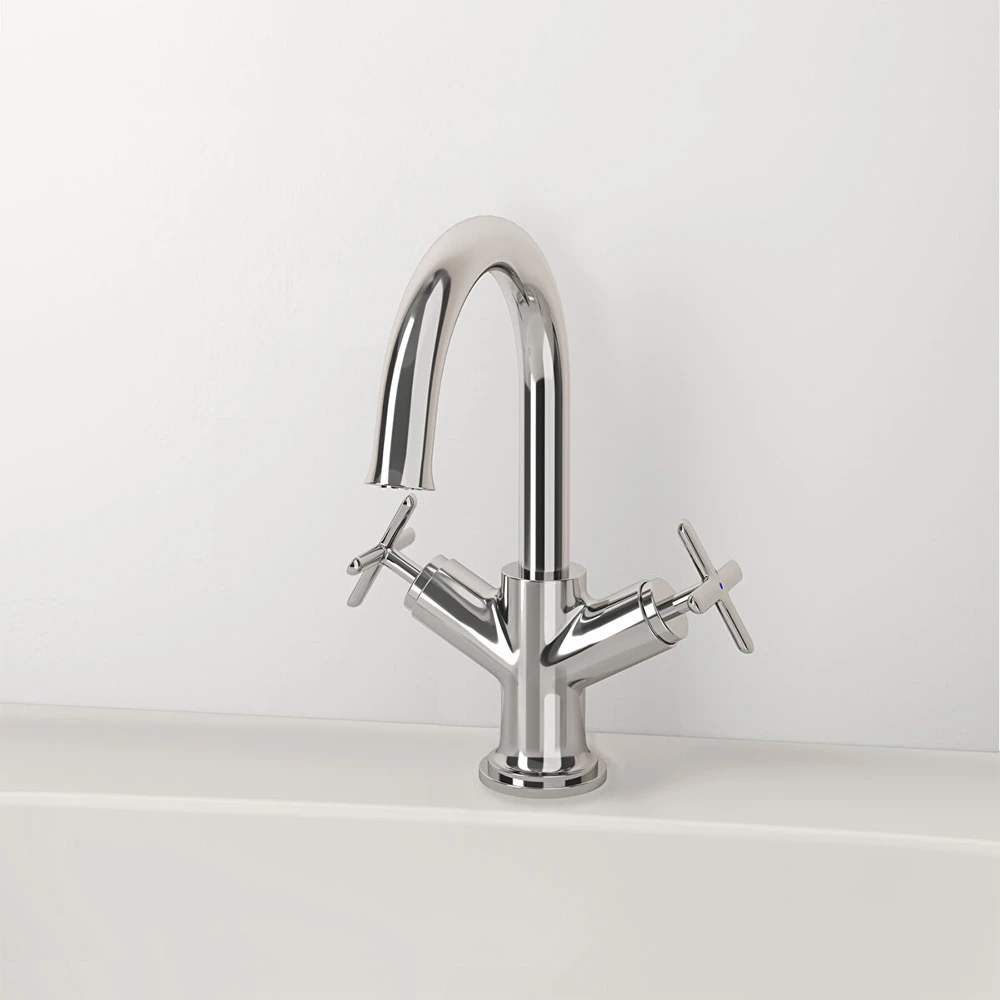 Vitra Origin Classic Çift Kumandalı Lavabo Bataryası A42884 2