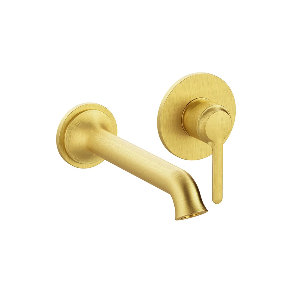 Vitra Origin Classic Fırçalanmış Altın Ankastre Lavabo Bataryası A4288925