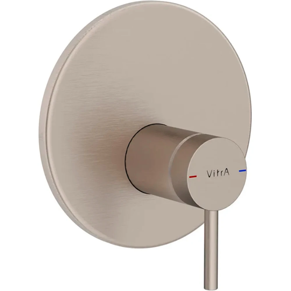Vitra Origin Fırçalanmış Nikel Ankastre Mekanik Banyo Bataryası - A4282334