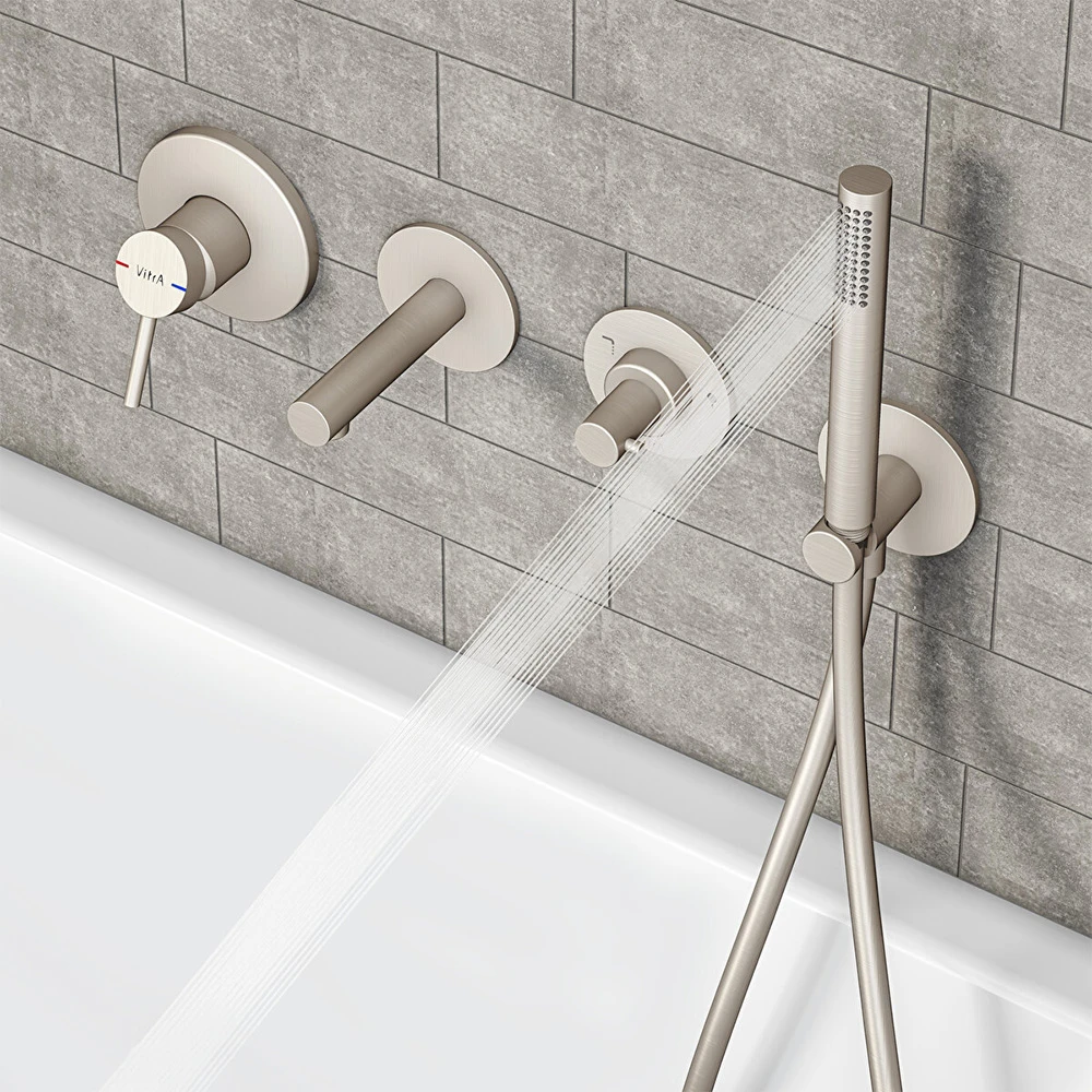 Vitra Origin Fırçalanmış Nikel Çıkış Ucu A4262234 2