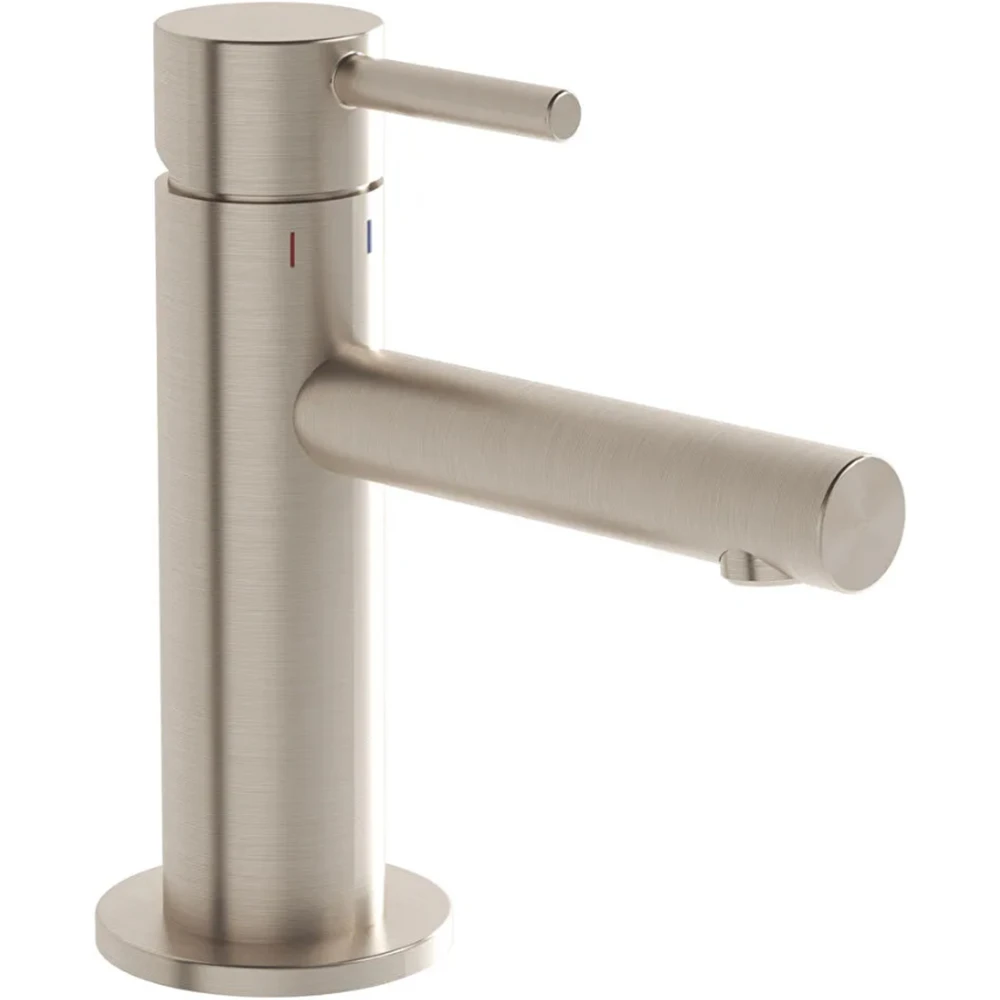 Vitra Origin Fırçalanmış Nikel Lavabo Bataryası - A4255534