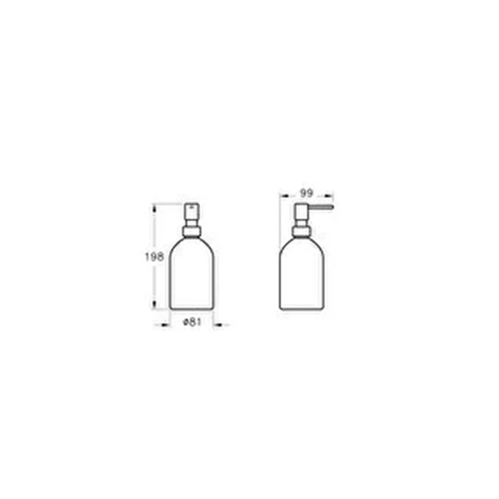Vitra Origin Fırçalanmış Nikel Sıvı Sabunluk A4489134 3