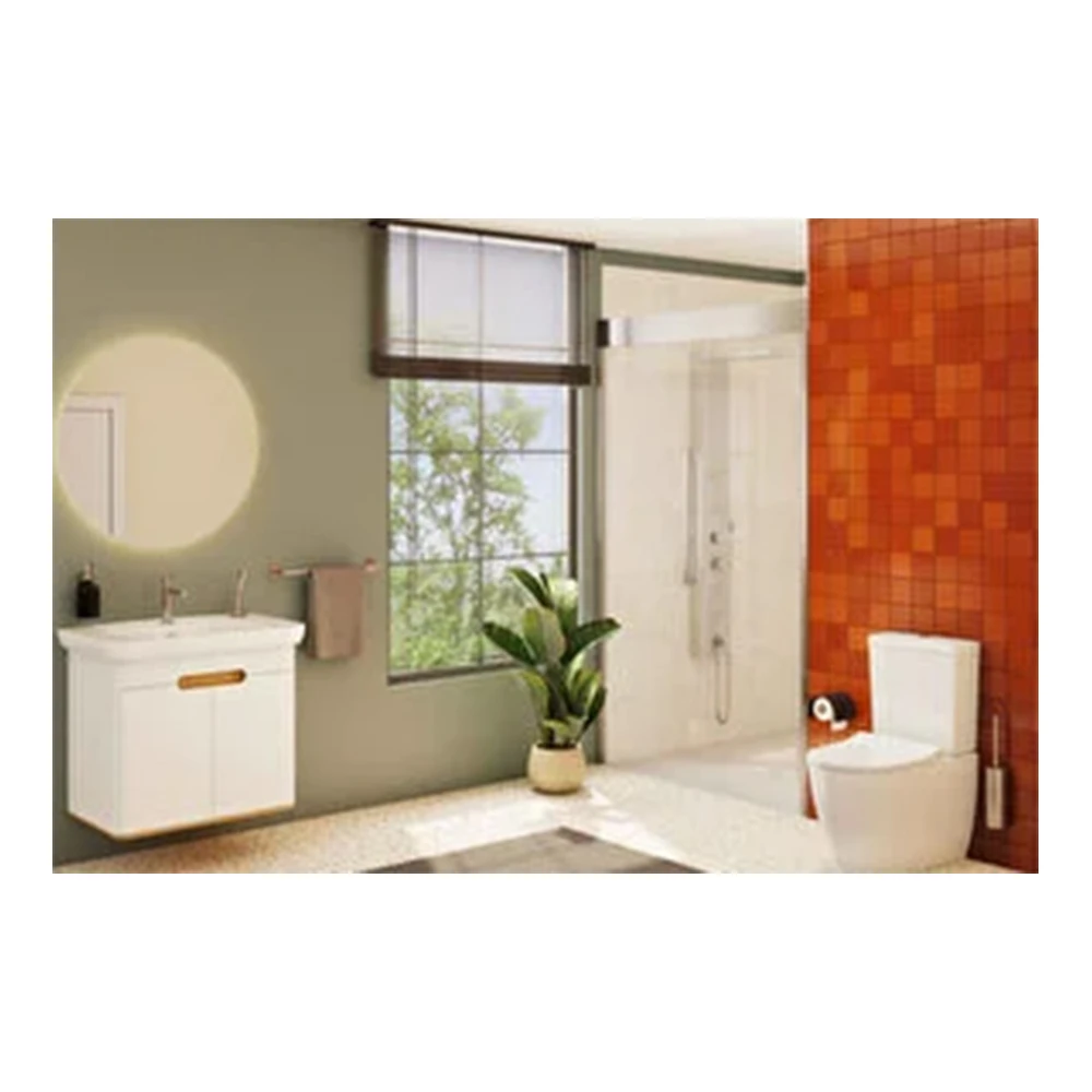 Vitra Origin Fırçalanmış Nikel Yerden Tekli Diş Fırçalığı A4489634 2