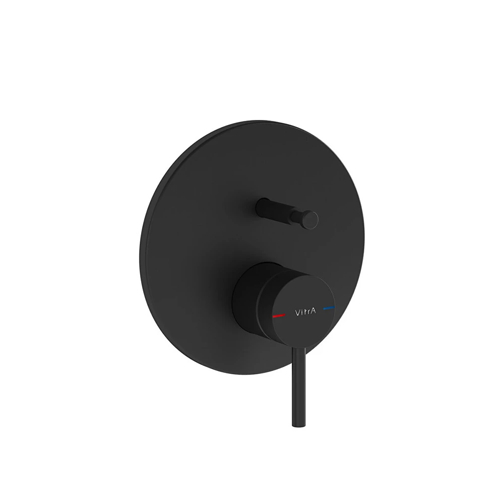 Vitra Origin Mat Siyah Ankastre Banyo Bataryası A4262036WTC