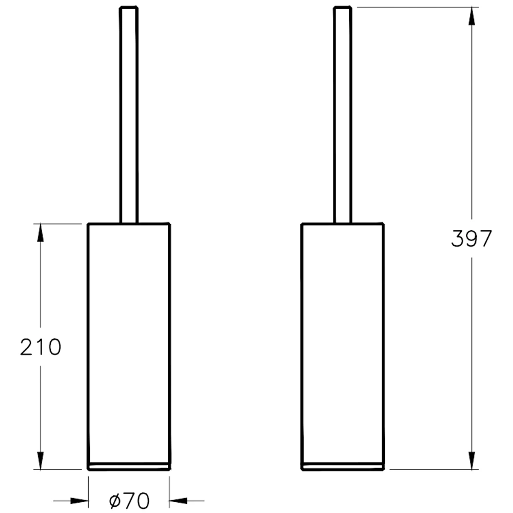 Vitra Origin Soft Altın Tuvalet Fırçalığı - A4489374 2