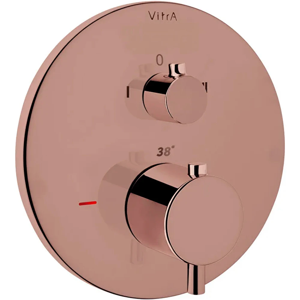 Vitra Origin Soft Bakır Ankastre Termostatik Banyo Bataryası - A4267129