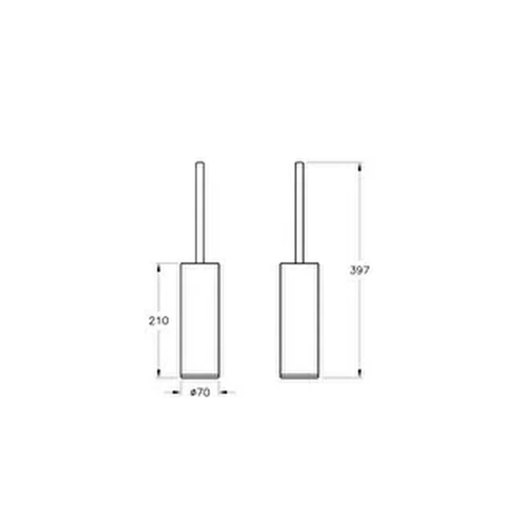 Vitra Origin Yerden Tuvalet Fırçalığı A44893 3