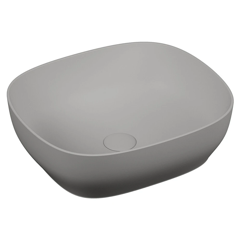 Vitra Outline 45x41 Cm Dikdörtgen Mat Taş Gri Çanak Lavabo 5994B476-0016