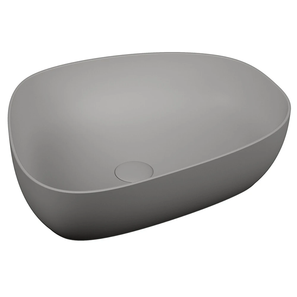Vitra Outline 55x43 Cm Mat Taş Gri Çanak Lavabo 5991B476-0016