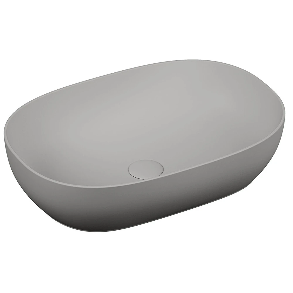 Vitra Outline 60x40 Cm Oval Mat Taş Gri Çanak Lavabo 5995B476-0016