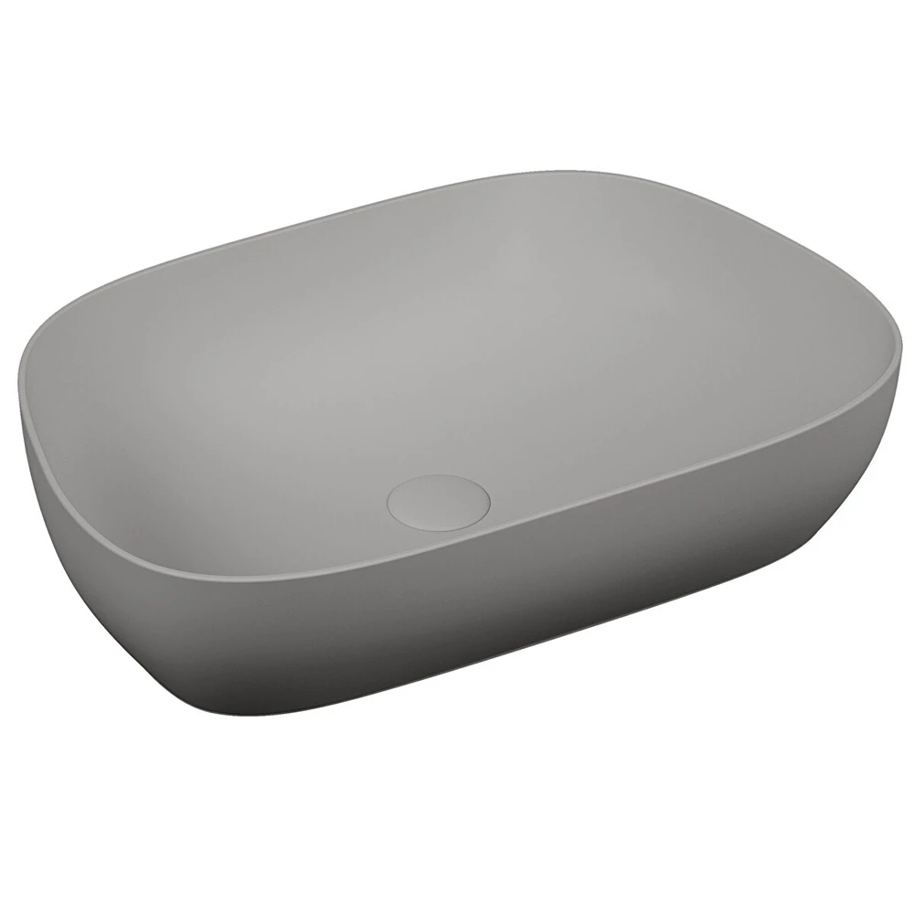 Vitra Outline 60x41 Cm Mat Taş Gri Çanak Lavabo 5993B476-0016
