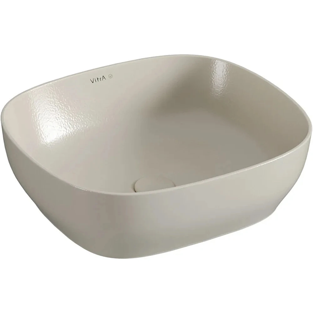 Vitra Outline Recycled 48x42 Cm Dikdörtgen Mat Bej Çanak Lavabo - 7994B066-0016