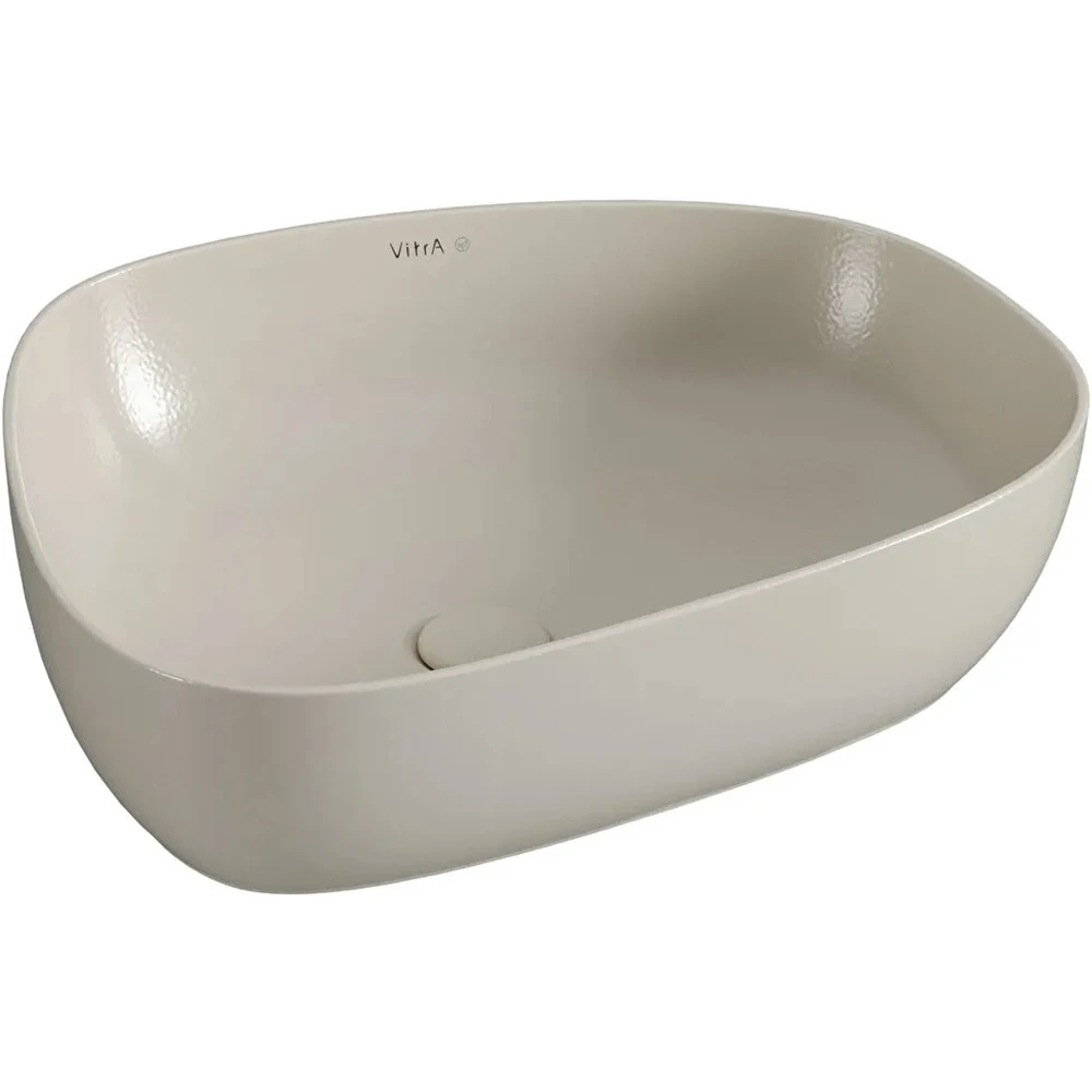 Vitra Outline Recycled 57x45 Cm Tv Şekilli Mat Bej Çanak Lavabo - 7991B066-0016