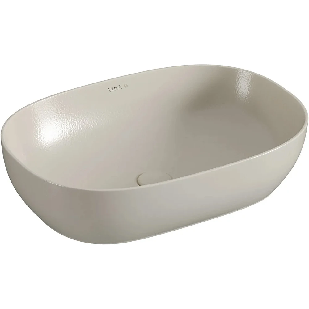 Vitra Outline Recycled 60x41 Cm Oval Mat Bej Çanak Lavabo - 7995B066-0016