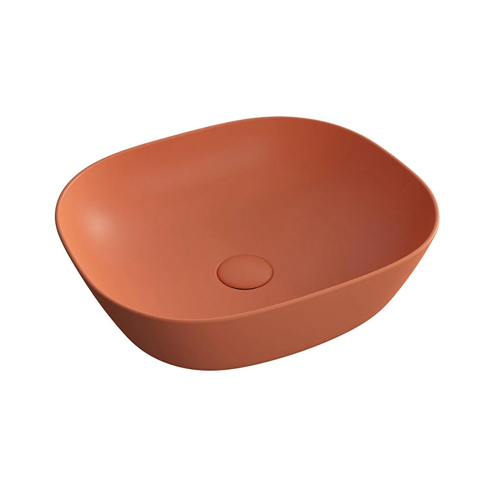 Vitra Plural 45x38 Cm Oval Mat Terra Rosa Çanak Lavabo 7810B477-0016
