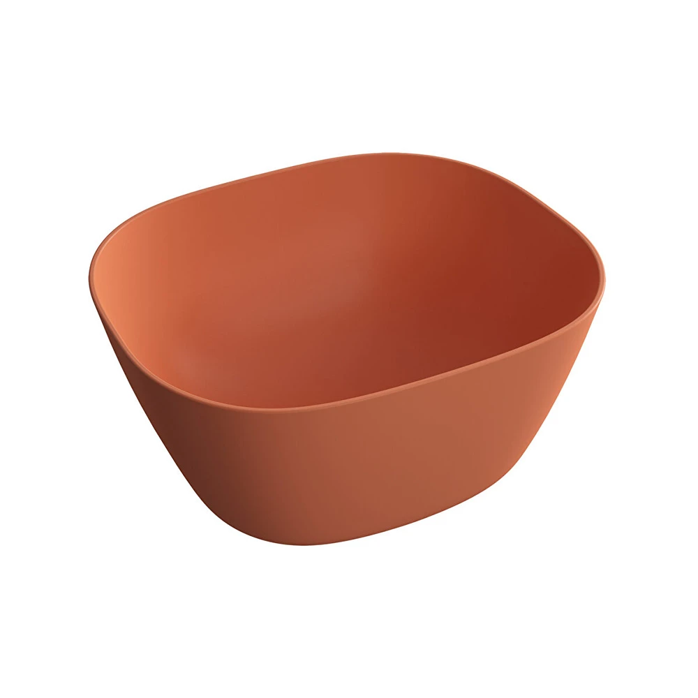 Vitra Plural 45x38 Cm Oval Mat Terra Rosa Çanak Lavabo 7811B477-0016