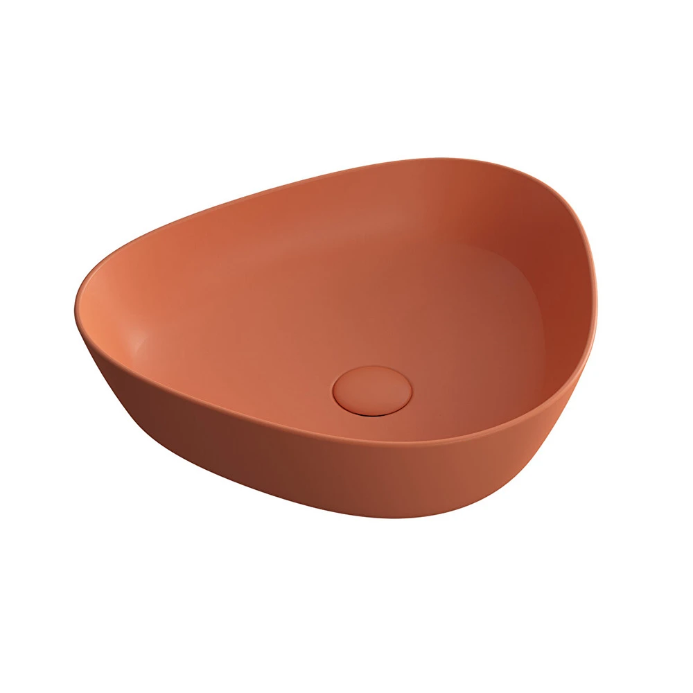 Vitra Plural 45x40 Cm Üçgen Mat Terra Rosa Çanak Lavabo 7812B477-0016