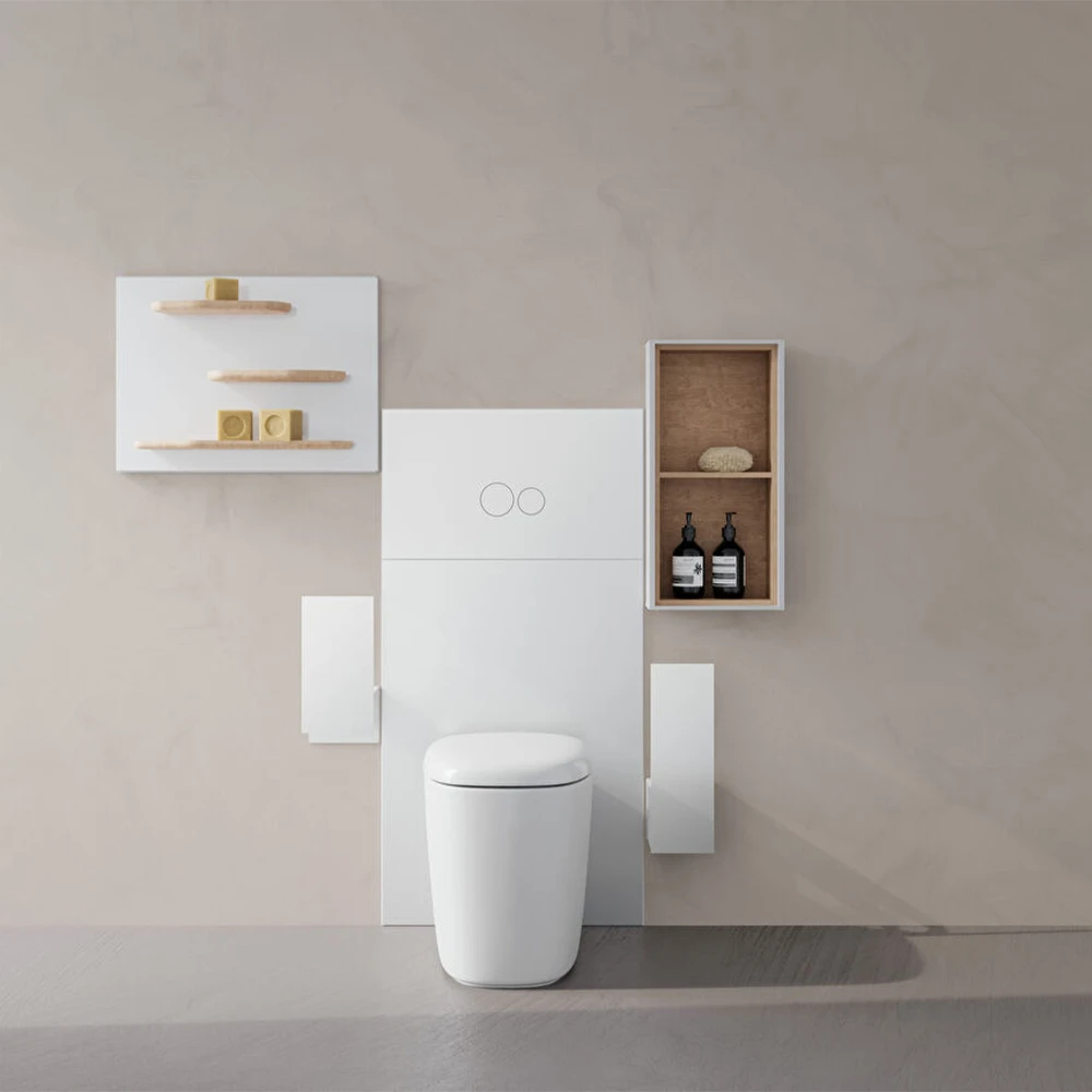 Vitra Plural Rim-ex Kanalsız Duvara Tam Dayalı Yerden Klozet - 7815B403-0090 2