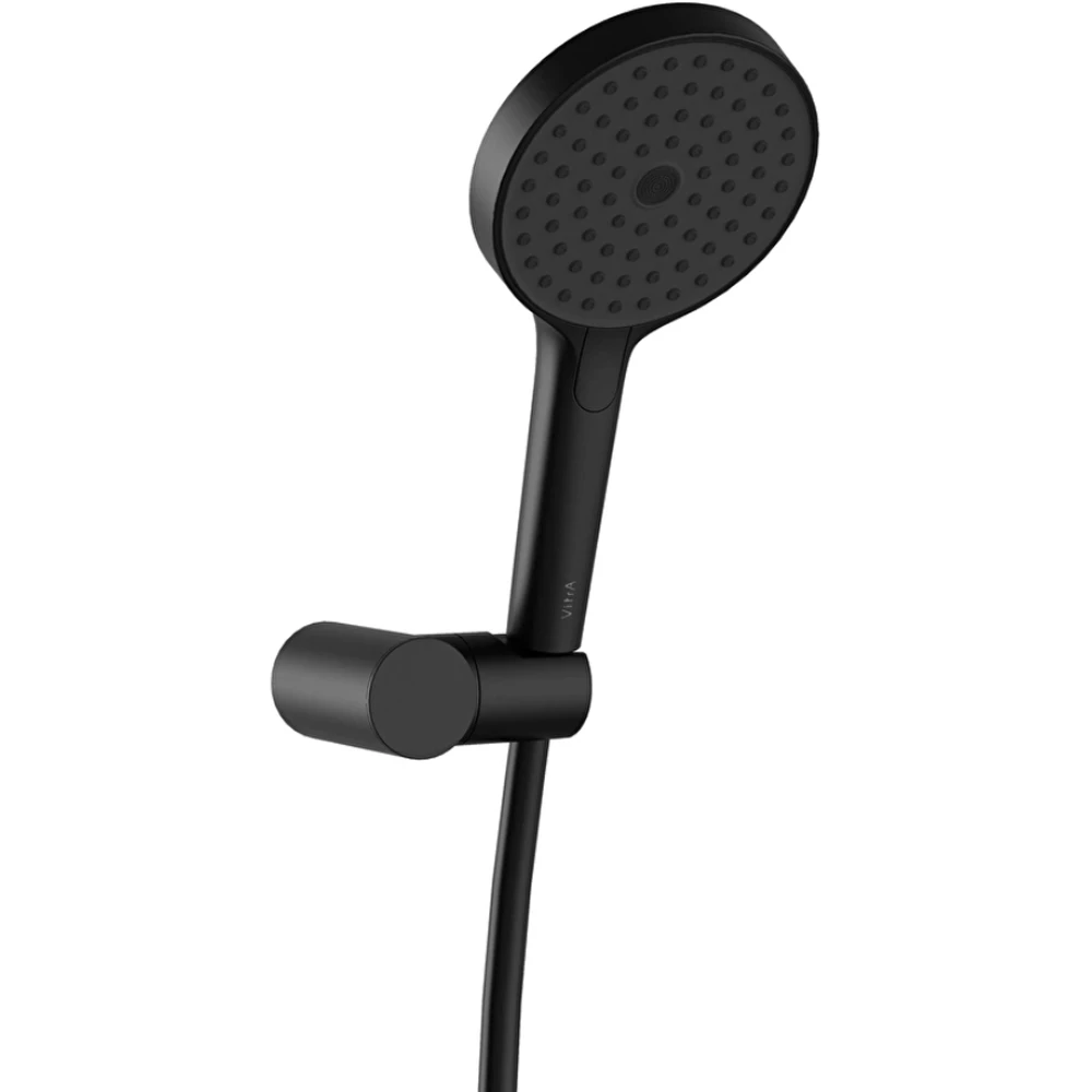 Vitra Prime Round 3 Fonksiyonlu Mat Siyah El Duşu Takımı - A4592436