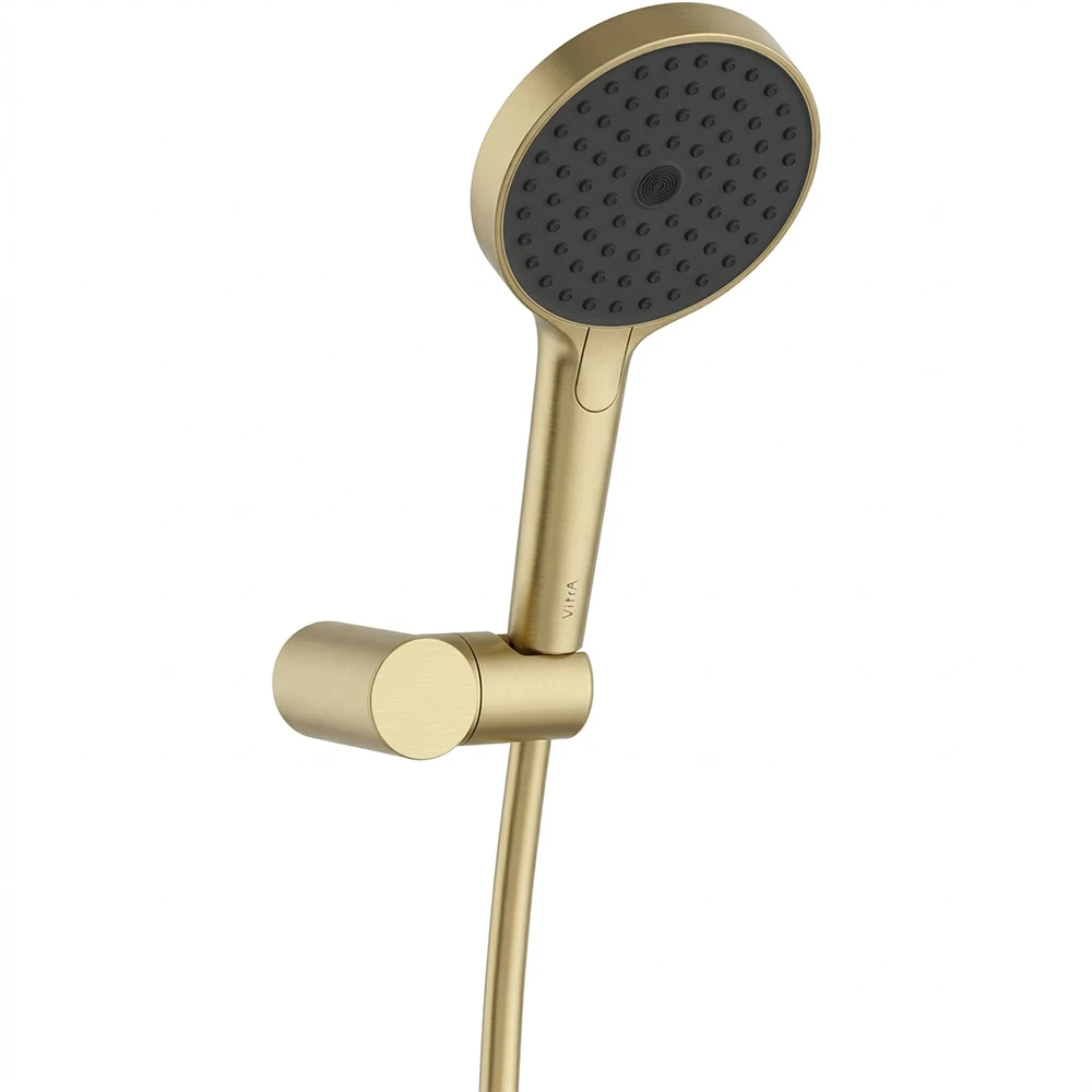 Vitra Prime Round 3 Fonksiyonlu Soft Altın El Duşu Takımı - A4592474