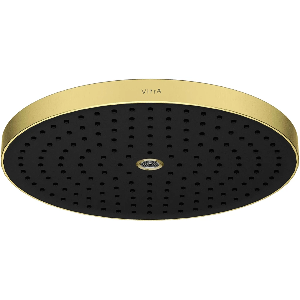 Vitra Prime Round 30 Cm 2 Fonksiyonlu Fırçalı Altın Duş Başlığı - A4592225