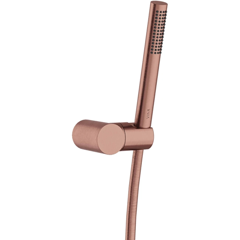 Vitra Prime Round Stick Fırçalı Bakır El Duşu Takımı - A4592624