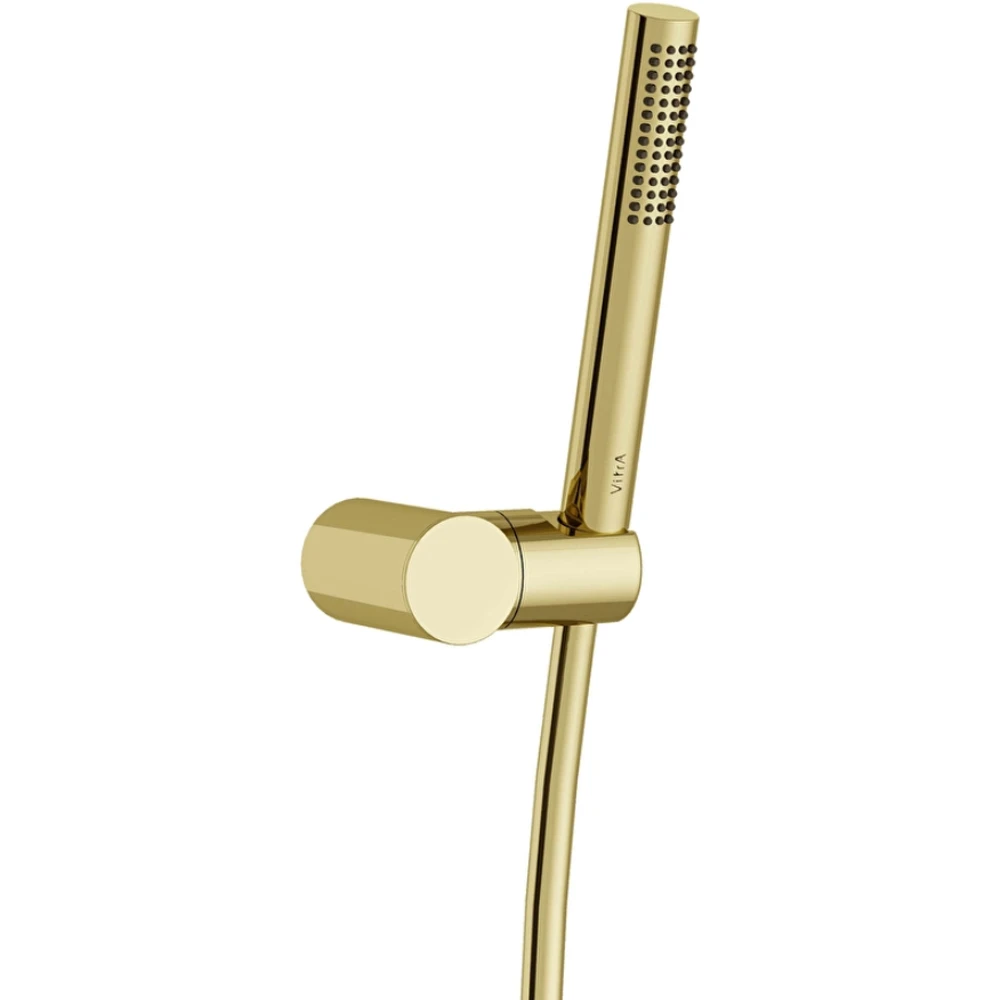 Vitra Prime Round Stick Soft Altın El Duşu Takımı - A4592674