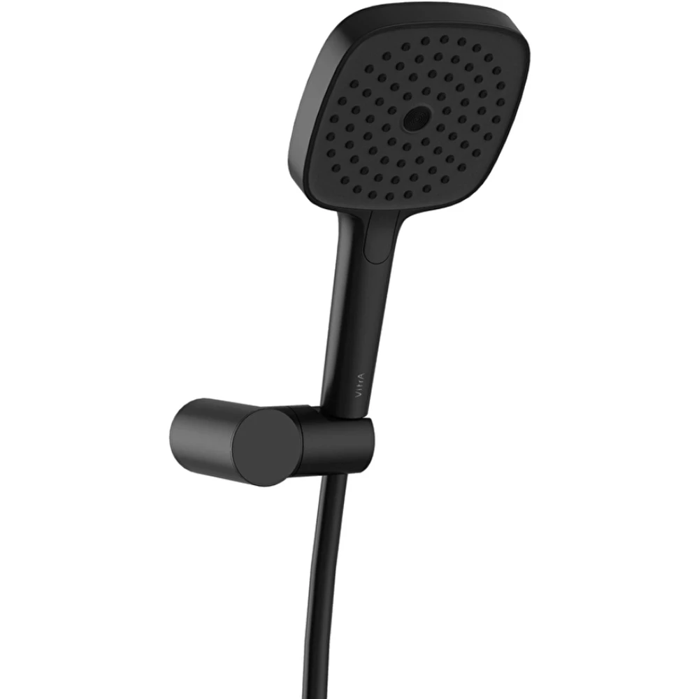 Vitra Prime Square 3 Fonksiyonlu Mat Siyah El Duşu Takımı - A4592536