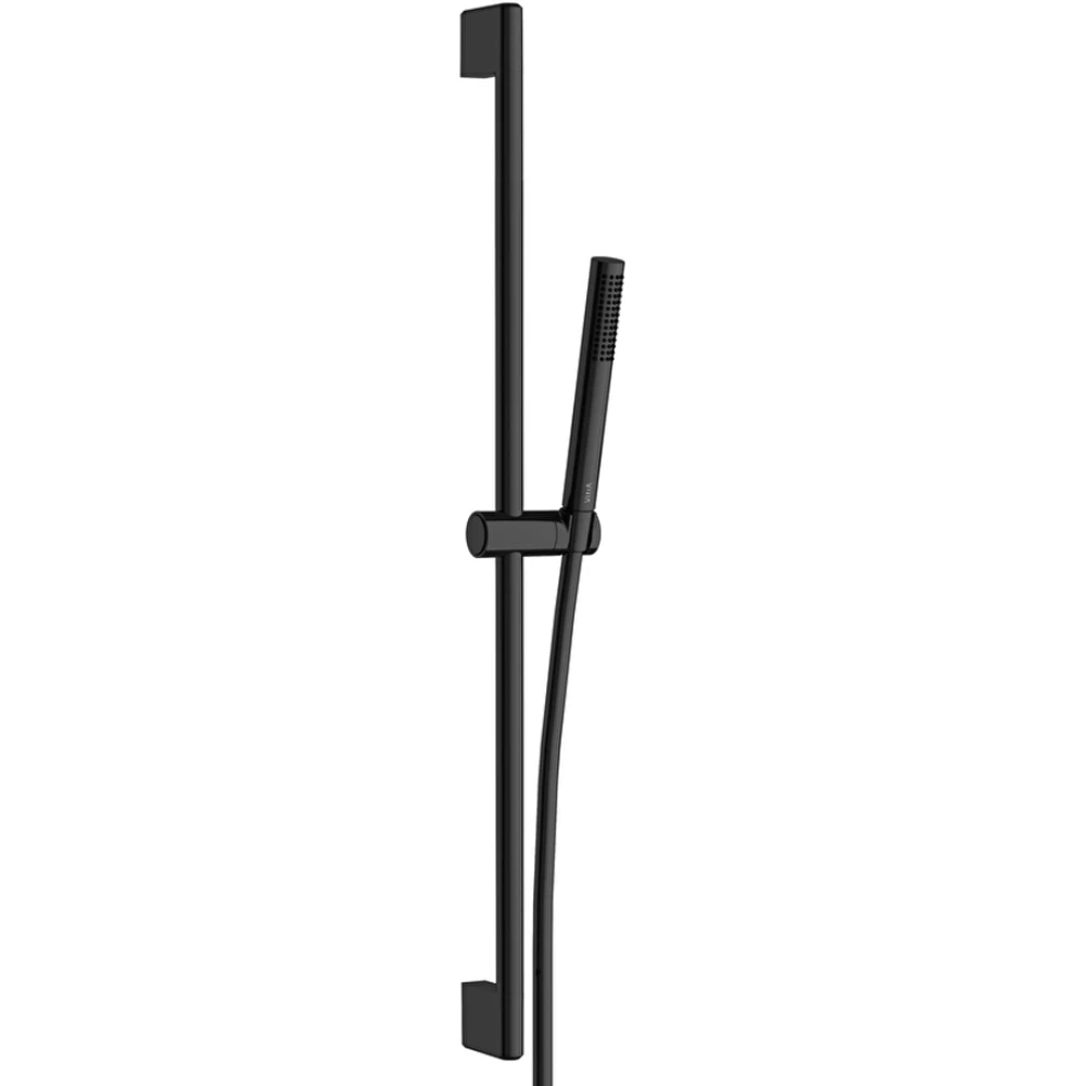 Vitra Prime Stick 3 Fonksiyonlu Parlak Siyah Sürgülü El Duşu Takımı - A4592939
