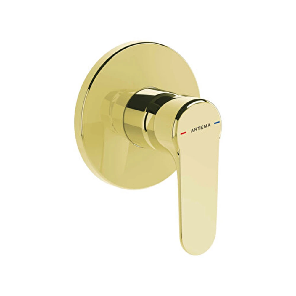 Vitra Root Round Soft Altın Ankastre Duş Bataryası A4272874