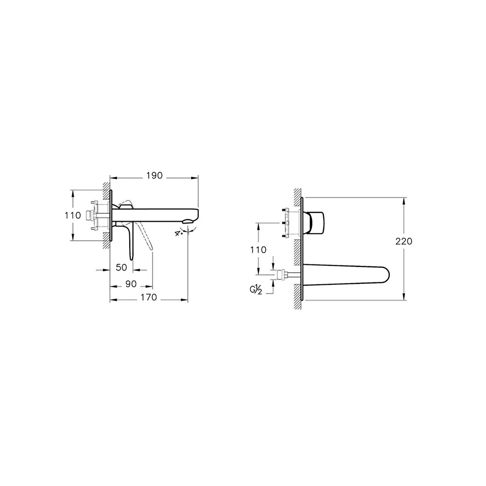 Vitra Root Round Ankastre Lavabo Bataryası A42721 2